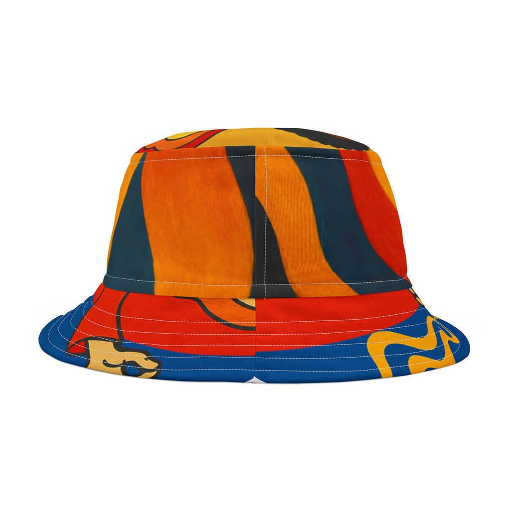 The Official "Negroamaste Brim Hat".  Vibrant Summer Hat, Cool Accessories, Beachwear, Festival Gear, Unique Gift Idea