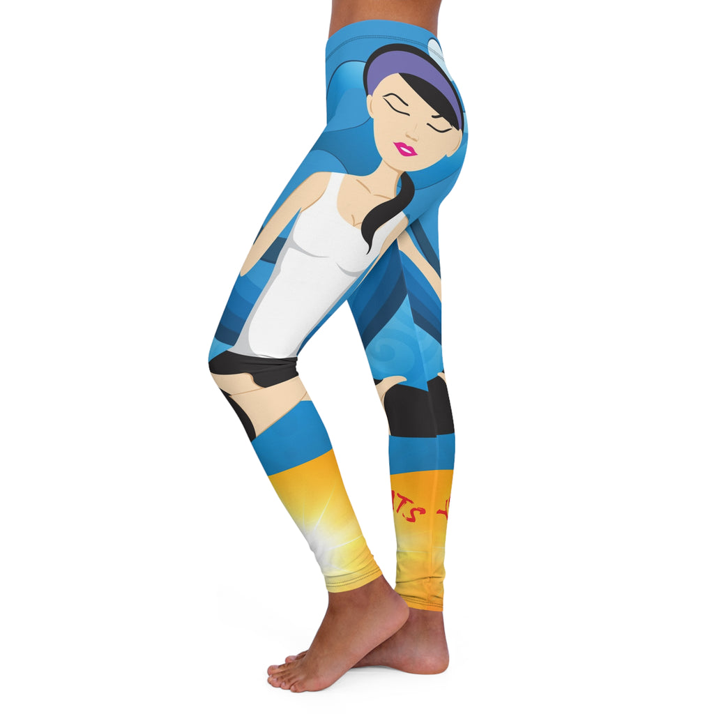 Yoga Brats Vibrant Unisex Yoga Leggings, Fun Athletic Wear, Gym Pants, Casual Fashion, Workout Leggings, Colorful Fitness Clothing