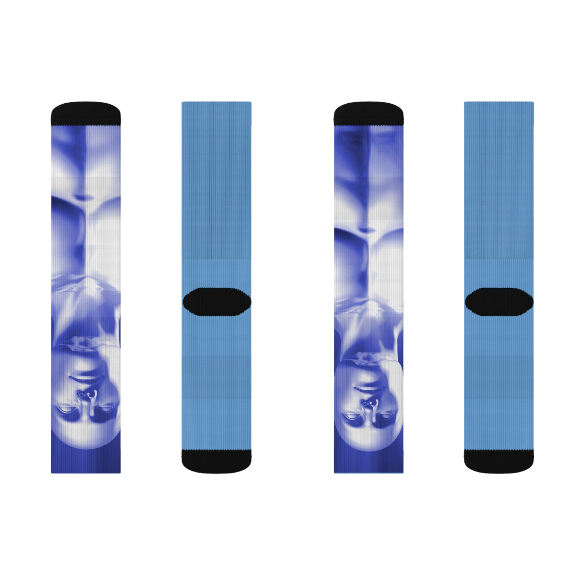 Yoga Brats Artistic Sublimation Socks | Unique Fashion Statement | Gift for Creatives, Art Lovers, Special Occasions, Daily Wear