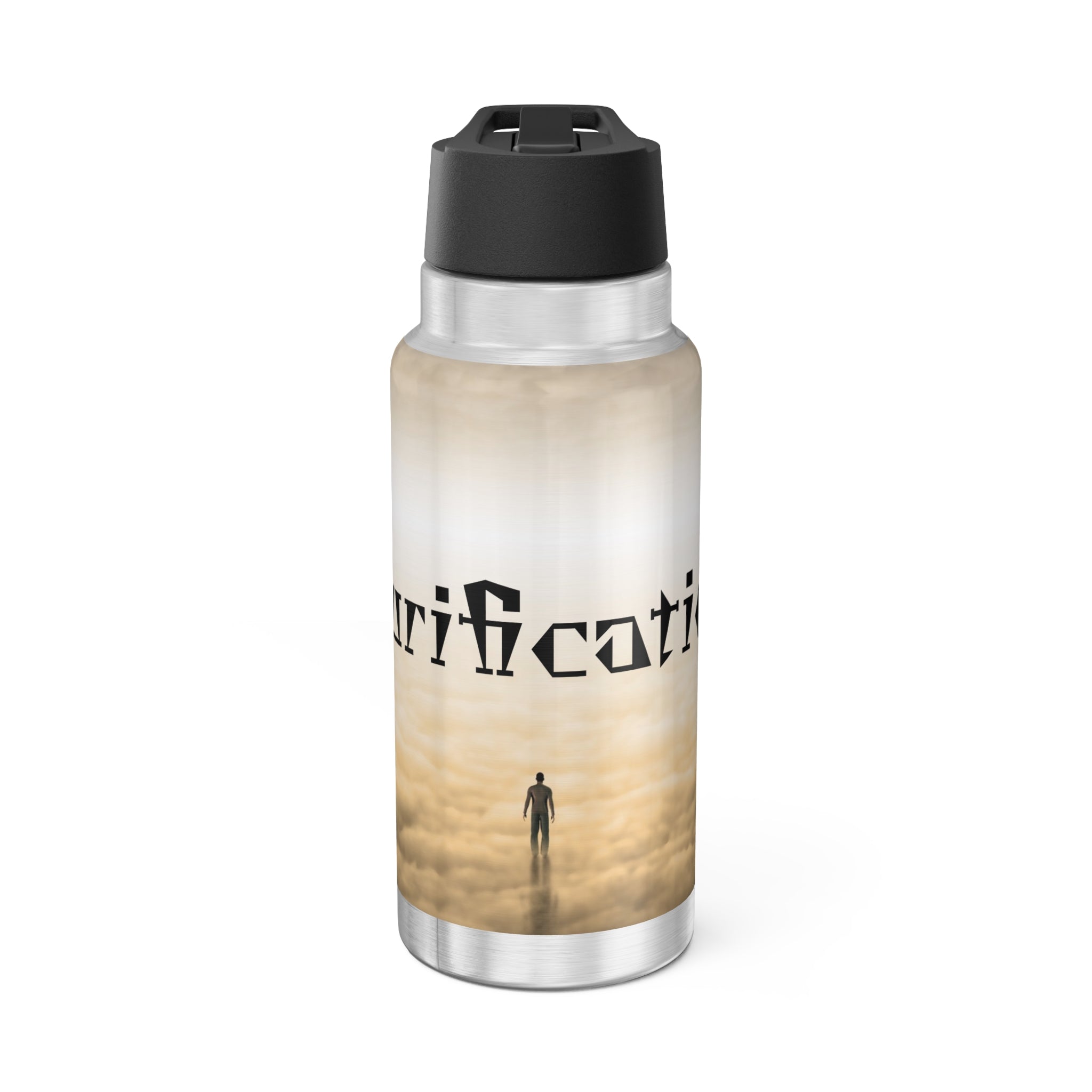 32oz Gator Tumbler - "Purification" Inspirational Travel Bottle, Perfect for Outdoor Adventures, Hydration on-the-go, Gifts for Nature Lovers, [...]