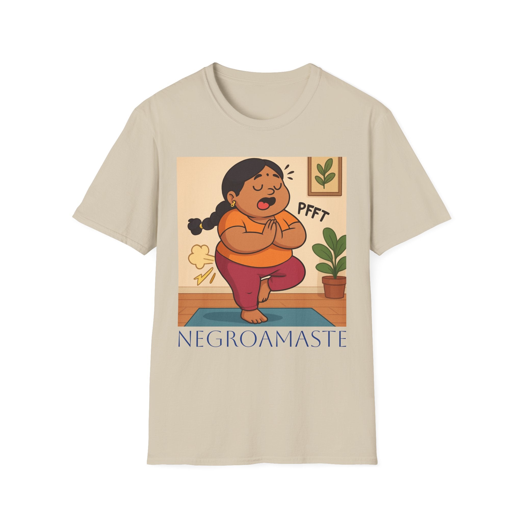 Unisex Yoga T-Shirt, Cozy Tee for Mindfulness, Relaxation Gift, Yoga Enthusiast Shirt, Humorous Gift for Friends