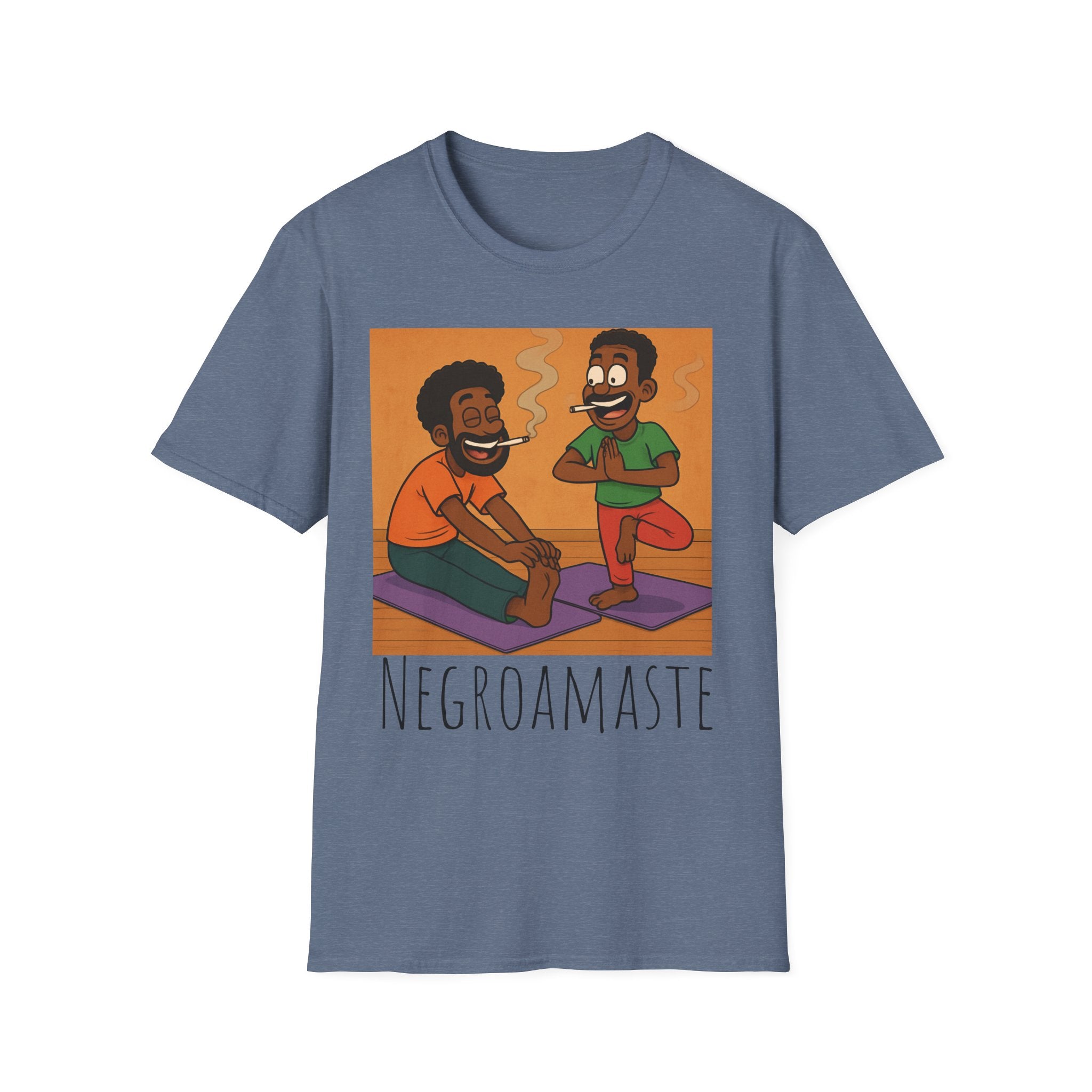 Negroamaste Yoga Tee, Unisex Softstyle T-Shirt for Yoga Lovers, Fun Fitness Apparel, Great Gift for Friends, Relaxation, Affirmation, [...]
