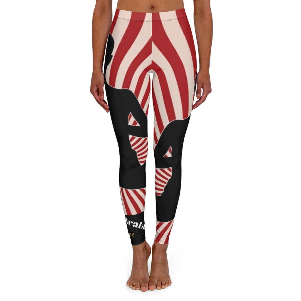 Bold Yoga Brats Women's Leggings, Stylish Workout Tights, Perfect for Fitness, Casual Wear, Yoga, Holiday Gift