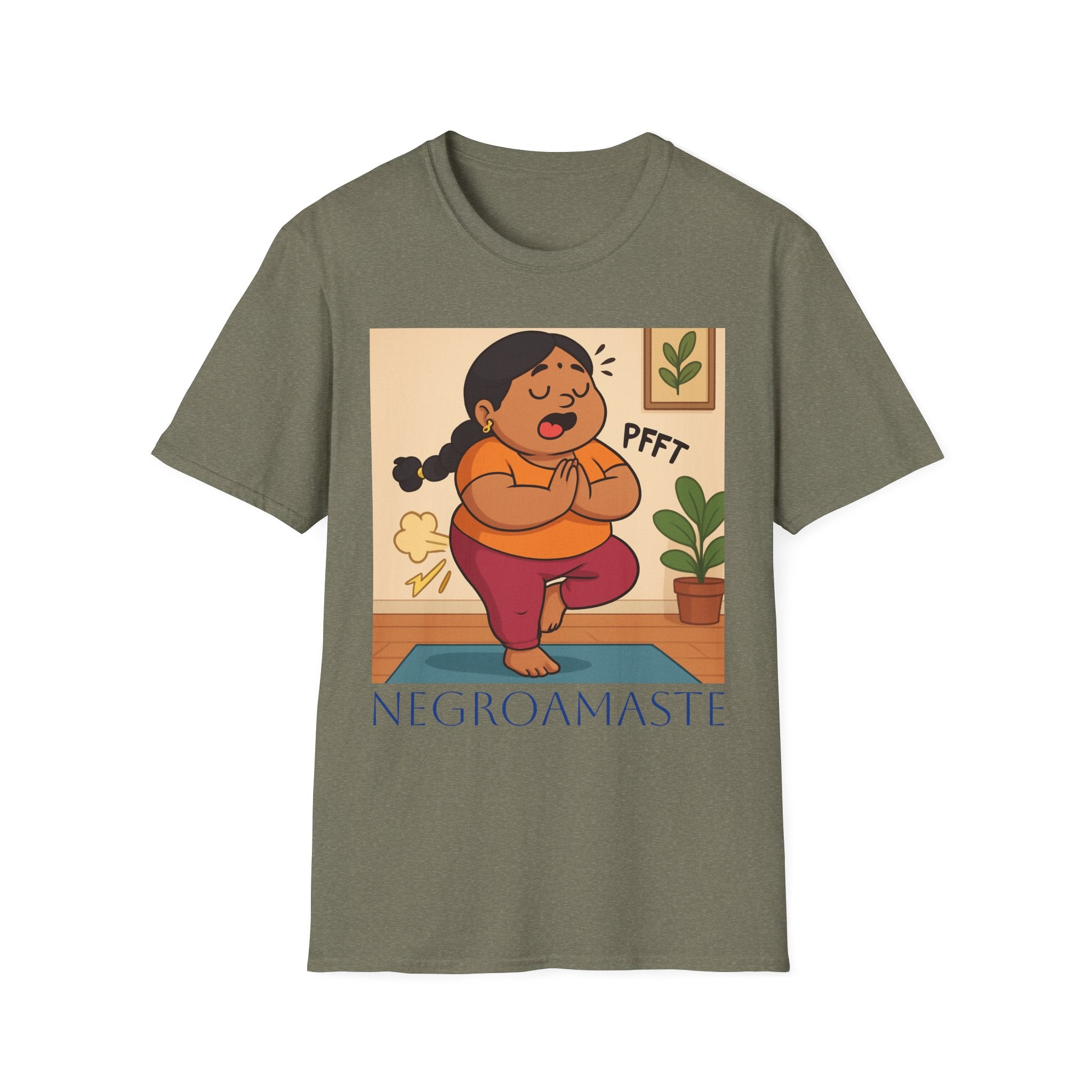 Unisex Yoga T-Shirt, Cozy Tee for Mindfulness, Relaxation Gift, Yoga Enthusiast Shirt, Humorous Gift for Friends