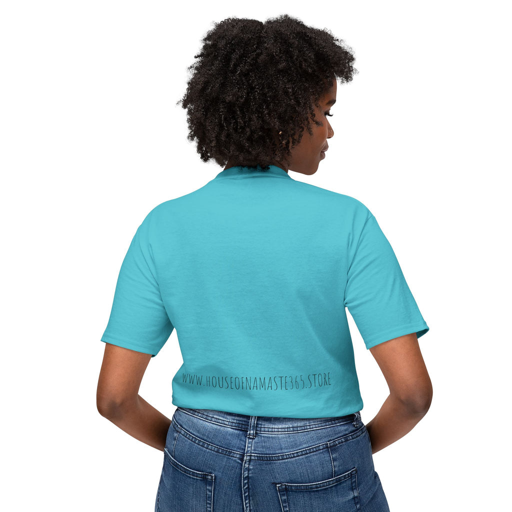 Unisex Fabric Graphic T-shirt, Casual Comfortable Tee for Every Day, Gift for Yoga Lovers, Lounge Wear, Birthday Present